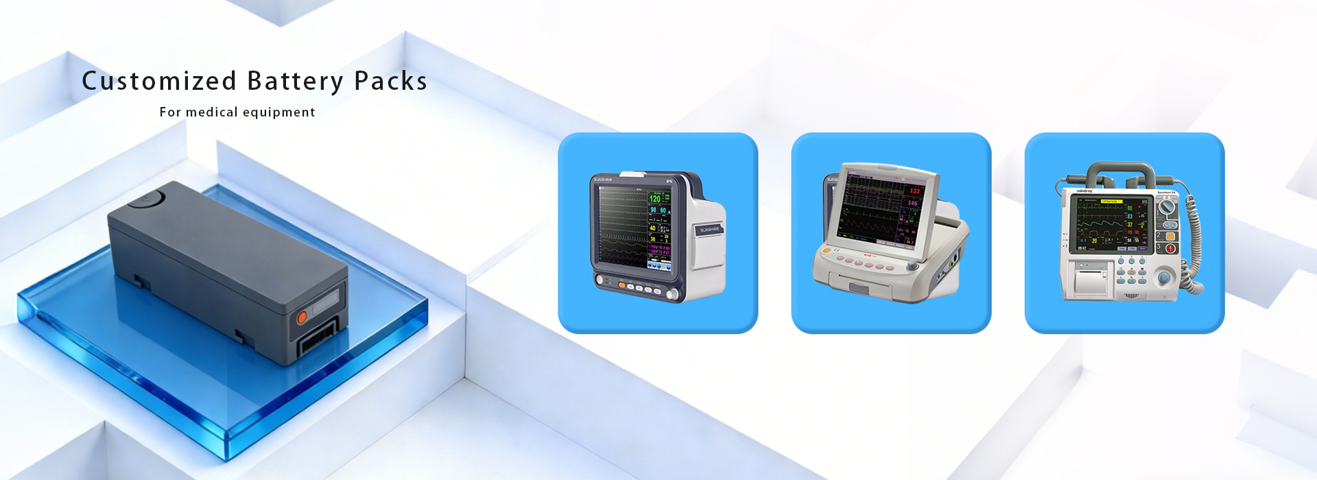 Customized Battery Packs for medical equipment